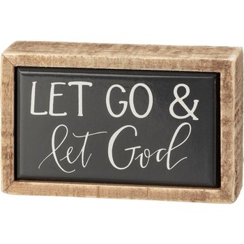 Let God Mini Sign